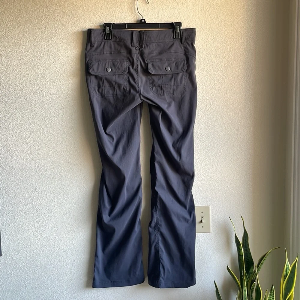 Prana Halle II Pant Convertible Roll Up Outdoor Utility Hiking Coal Gray 14 - Picture 12 of 13